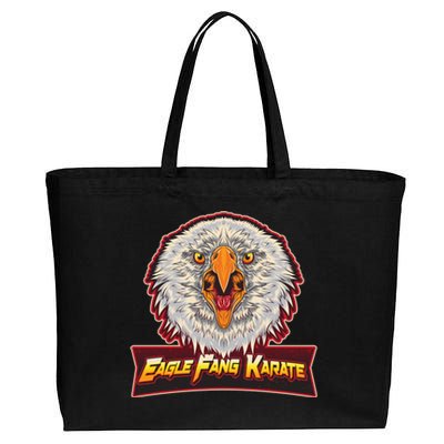 Eagle Fang Karate Fan Cotton Canvas Jumbo Tote