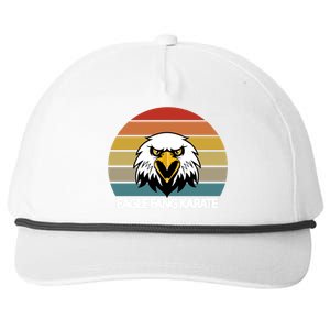 Eagle Fang Karate Retro Logo Snapback Five-Panel Rope Hat