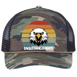 Eagle Fang Karate Retro Logo Retro Rope Trucker Hat Cap