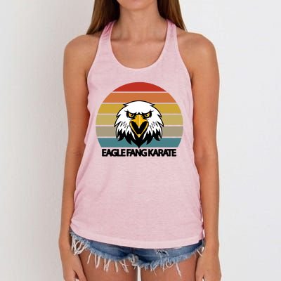 Eagle Fang Karate Retro Logo Women's Knotted Racerback Tank