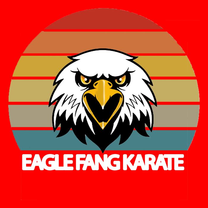 Eagle Fang Karate Retro Logo Hoodie