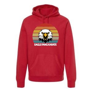 Eagle Fang Karate Retro Logo Premium Hoodie