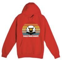 Eagle Fang Karate Retro Logo Premium Pullover Hoodie