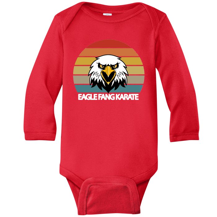 Eagle Fang Karate Retro Logo Baby Long Sleeve Bodysuit