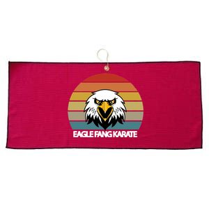 Eagle Fang Karate Retro Logo Large Microfiber Waffle Golf Towel