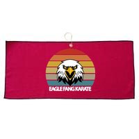 Eagle Fang Karate Retro Logo Large Microfiber Waffle Golf Towel