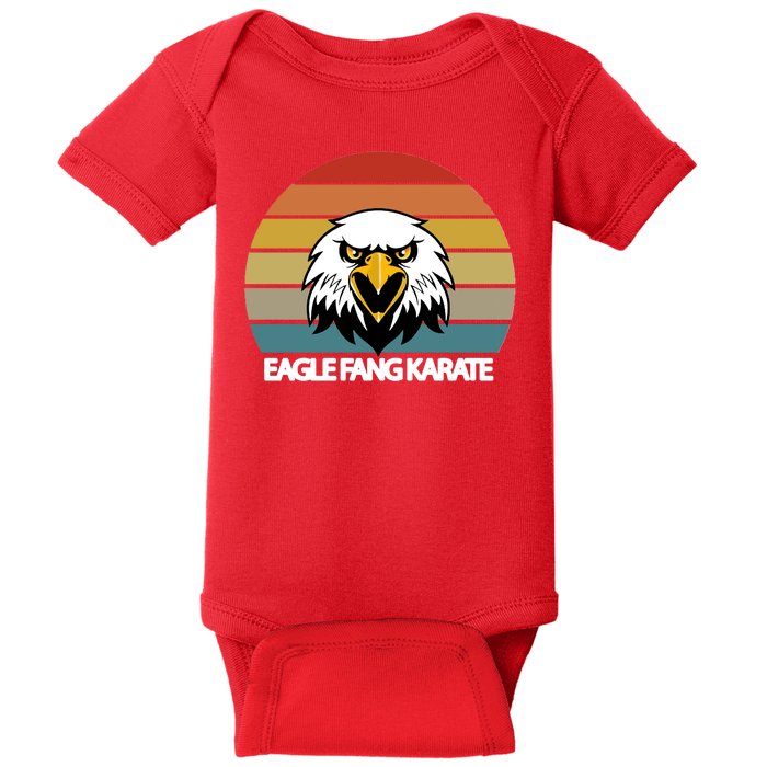 Eagle Fang Karate Retro Logo Baby Bodysuit