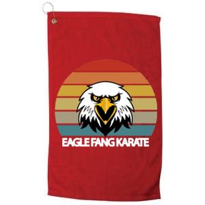 Eagle Fang Karate Retro Logo Platinum Collection Golf Towel