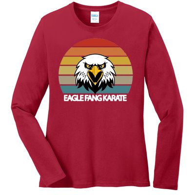 Eagle Fang Karate Retro Logo Ladies Long Sleeve Shirt