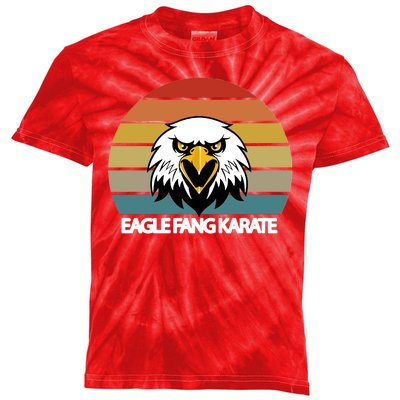 Eagle Fang Karate Retro Logo Kids Tie-Dye T-Shirt