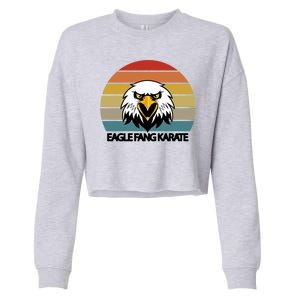 Eagle Fang Karate Retro Logo Cropped Pullover Crew