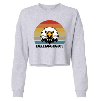 Eagle Fang Karate Retro Logo Cropped Pullover Crew