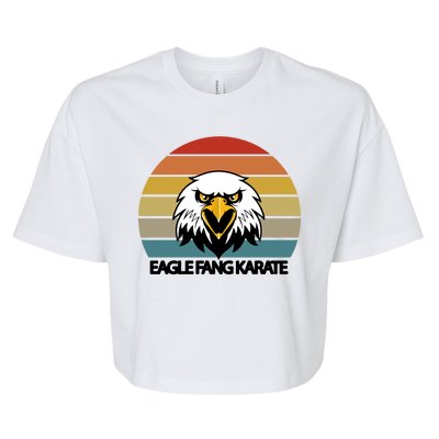 Eagle Fang Karate Retro Logo Bella+Canvas Jersey Crop Tee