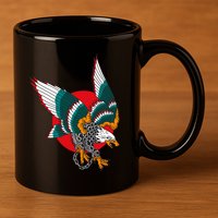 Eagle Handcuffs 11oz C Handle Ceramic Mug