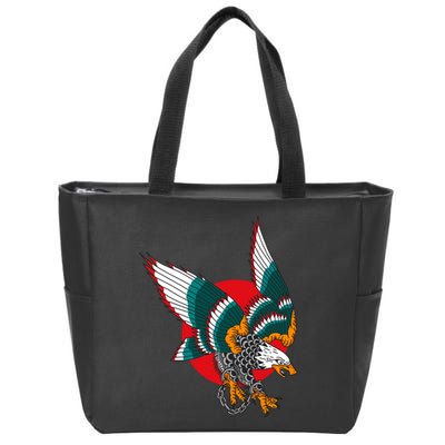 Eagle Handcuffs Zip Tote Bag
