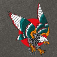 Eagle Handcuffs Cotton Canvas Backpack