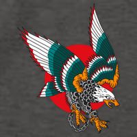 Eagle Handcuffs Vector Backpack