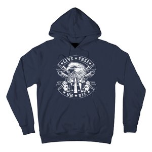 Eagle Live Free Or Die 2nd Amendment Hoodie