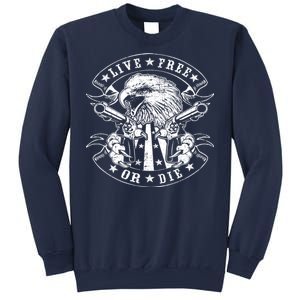 Eagle Live Free Or Die 2nd Amendment Sweatshirt