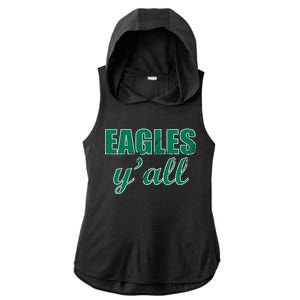 Eagles Y'all Ladies PosiCharge Tri-Blend Wicking Draft Hoodie Tank