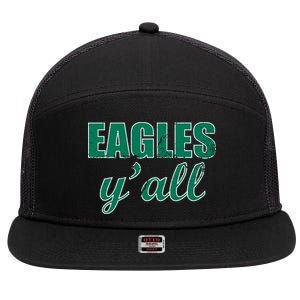 Eagles Y'all 7 Panel Mesh Trucker Snapback Hat