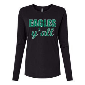 Eagles Y'all Womens Cotton Relaxed Long Sleeve T-Shirt