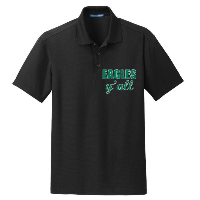 Eagles Y'all Dry Zone Grid Polo