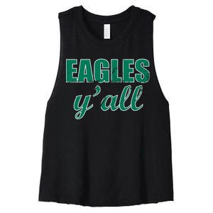 Eagles Y'all Women's Racerback Cropped Tank