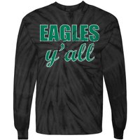 Eagles Y'all Tie-Dye Long Sleeve Shirt