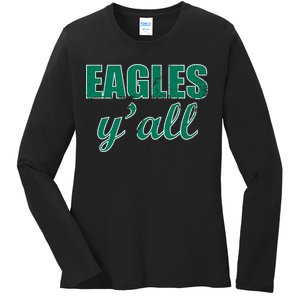 Eagles Y'all Ladies Long Sleeve Shirt