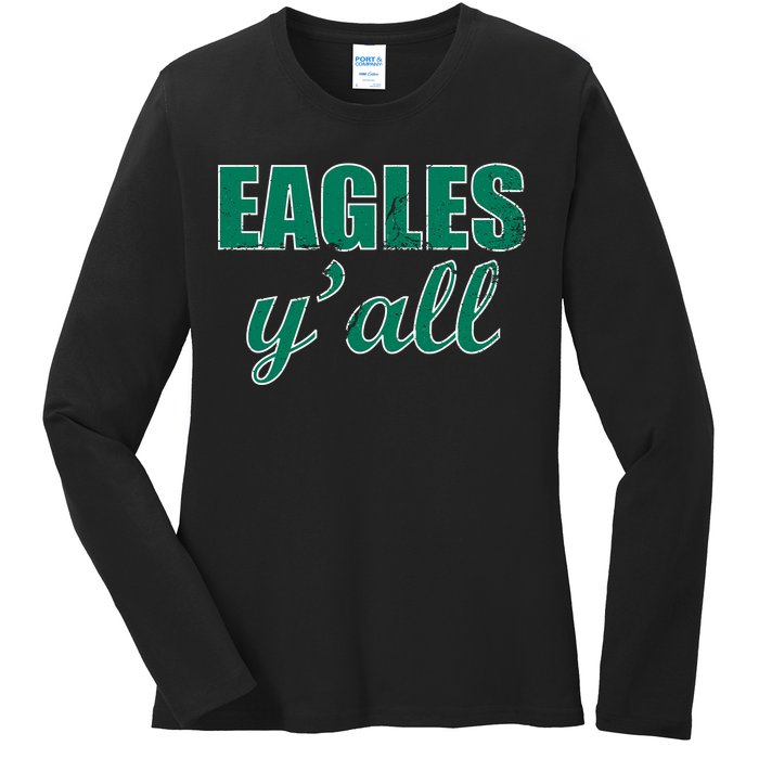 Eagles Y'all Ladies Long Sleeve Shirt