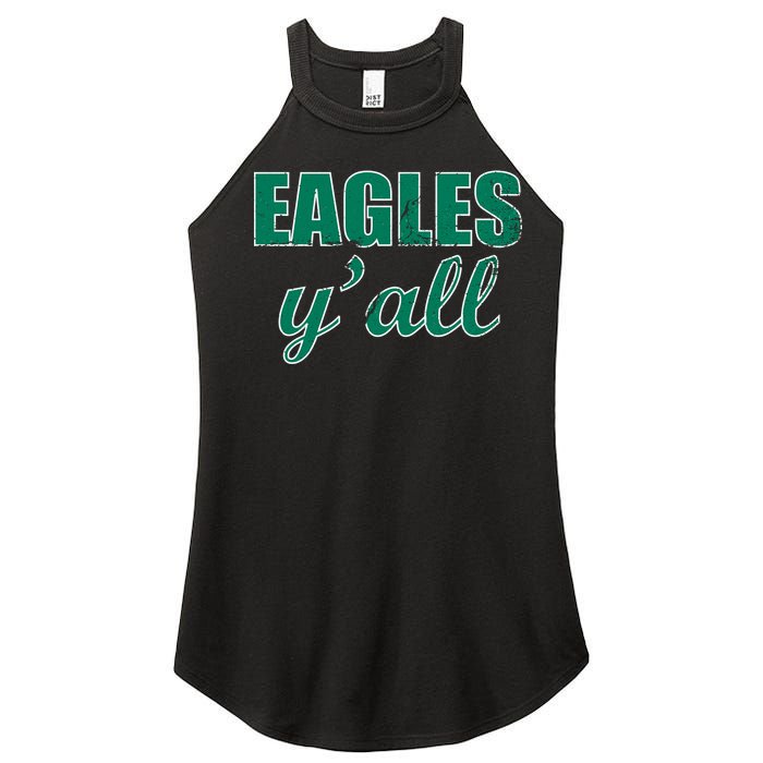 Eagles Y'all Women's Perfect Tri Rocker Tank