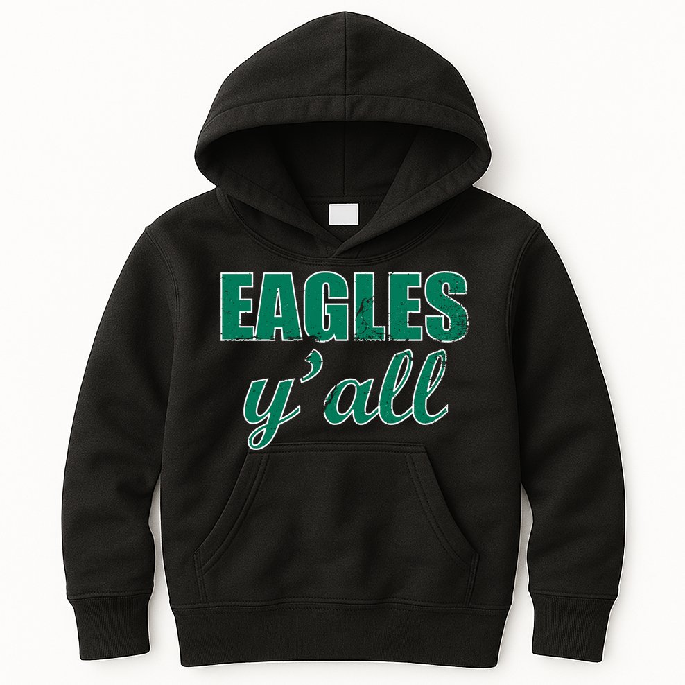 Eagles Y'all Kids Hoodie