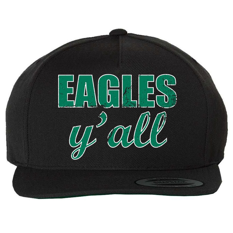 Eagles Y'all Wool Snapback Cap