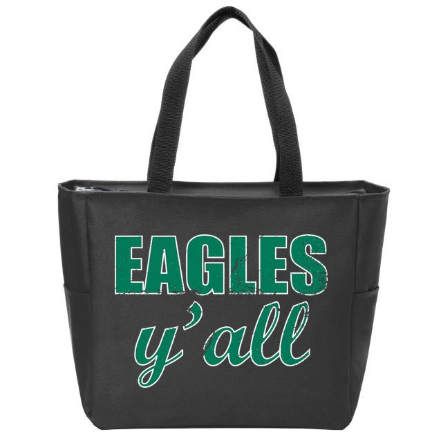 Eagles Y'all Zip Tote Bag