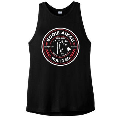 Eddie Aikau Hawaii Would Go Ladies PosiCharge Tri-Blend Wicking Tank