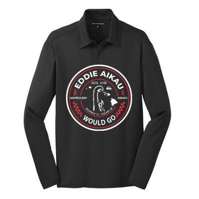 Eddie Aikau Hawaii Would Go Silk Touch Performance Long Sleeve Polo