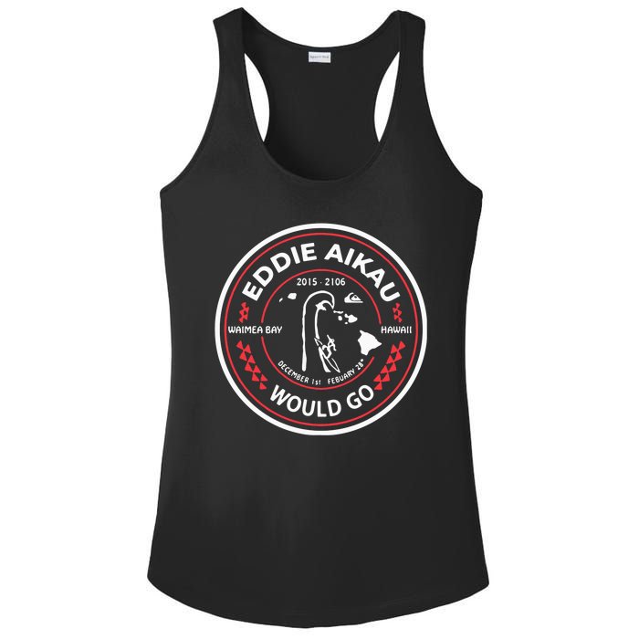 Eddie Aikau Hawaii Would Go Ladies PosiCharge Competitor Racerback Tank