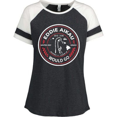 Eddie Aikau Hawaii Would Go Enza Ladies Jersey Colorblock Tee