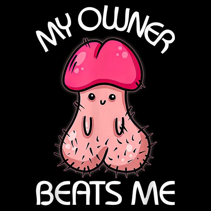 Embarrassing Adult Humor Inappropriate My Owner Beats Me Cooling Performance Crew T-Shirt