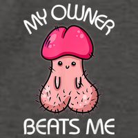 Embarrassing Adult Humor Inappropriate My Owner Beats Me Vector Backpack