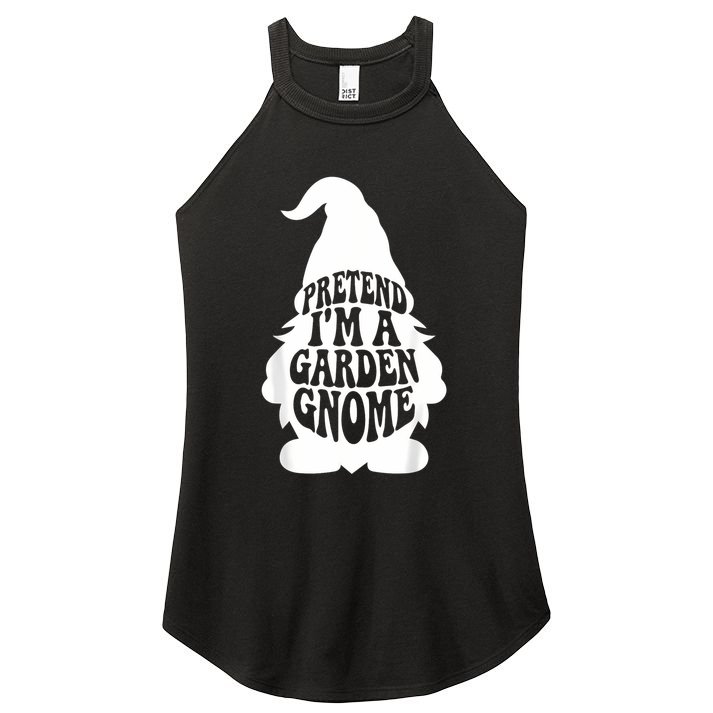 Easy Adult Halloween Costumes Pretend IM A Garden Gnome Women's Perfect Tri Rocker Tank