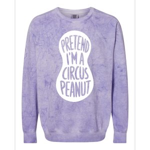 Easy Adult Halloween Costumes Pretend IM A Circus Peanut Colorblast Crewneck Sweatshirt