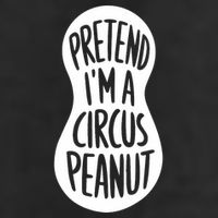 Easy Adult Halloween Costumes Pretend IM A Circus Peanut 7 Panel Mesh Trucker Snapback Hat