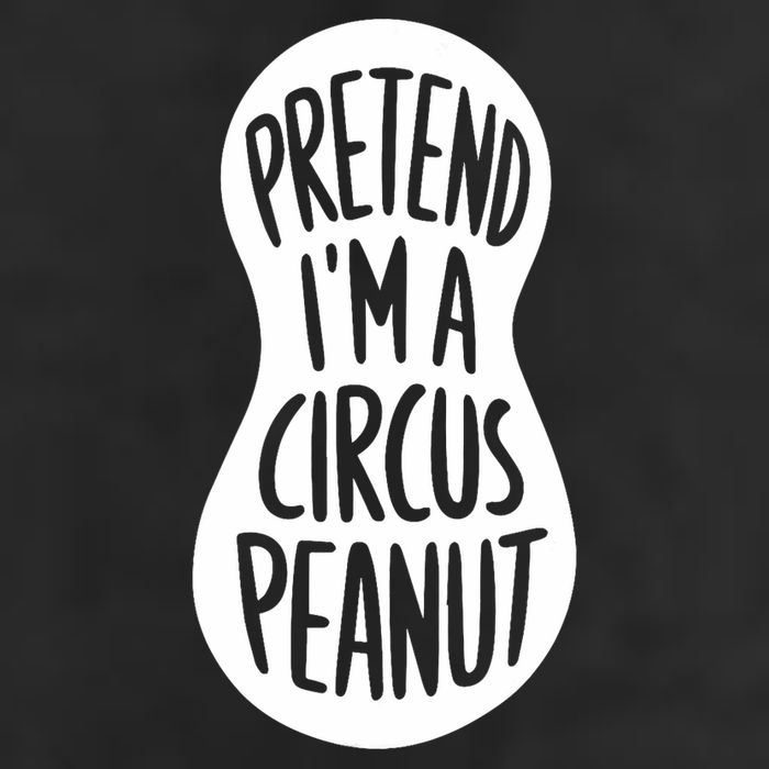 Easy Adult Halloween Costumes Pretend IM A Circus Peanut 7 Panel Mesh Trucker Snapback Hat