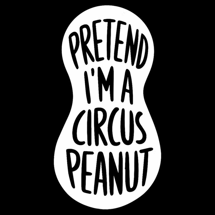 Easy Adult Halloween Costumes Pretend IM A Circus Peanut Doggie Tank