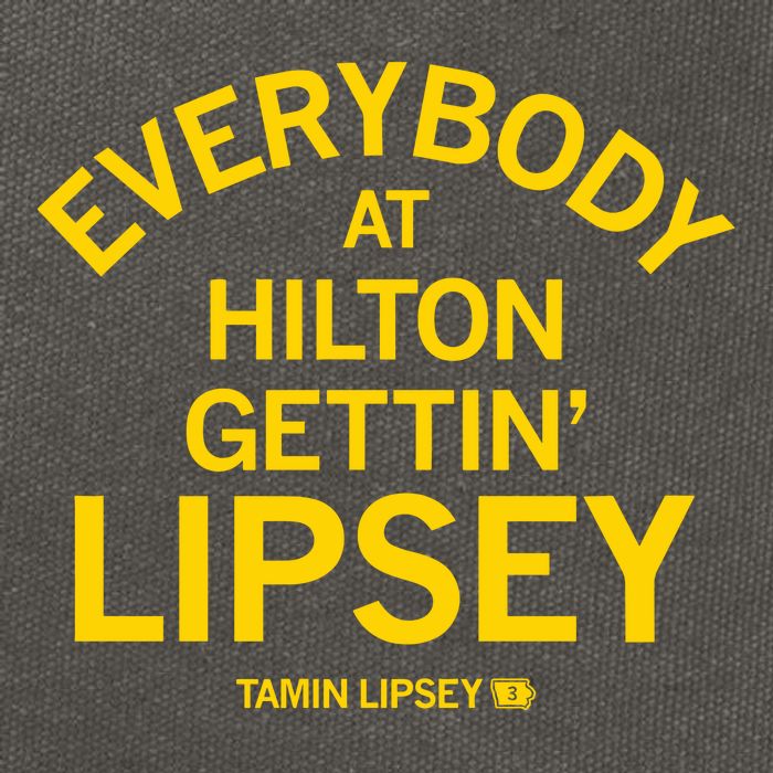 Everybody At Hilton Gettin Lipsey Cotton Canvas Backpack