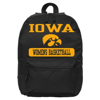 Elite Authentics I.O.W.A Hawkeyes 16 in Basic Backpack