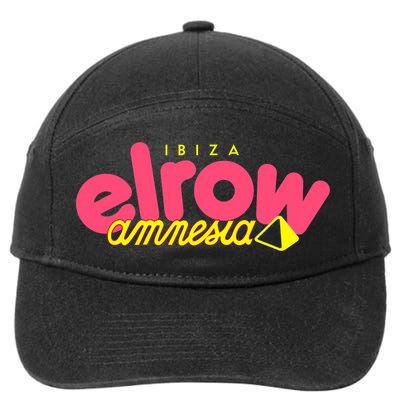 Elrow Amnesia Ibiza Party festival and event 7-Panel Snapback Hat