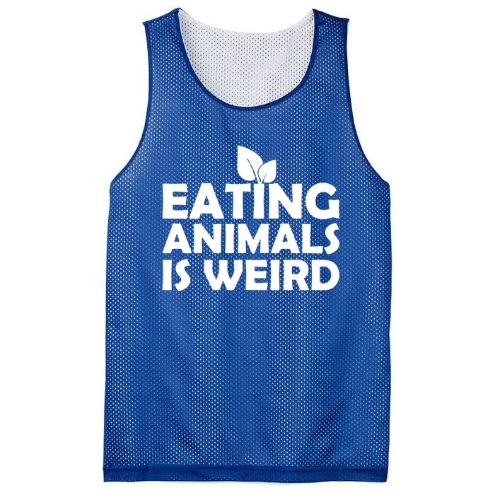 Eating Animals Is Weird Gift Vegan Vegetarian Support Mesh Reversible Basketball Jersey Tank